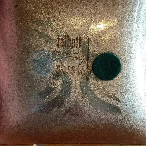 1950’s Talbot Glass Company Gold Tray - Picture 7 of 10